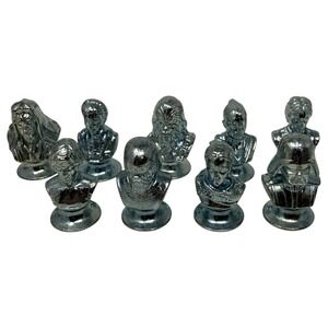 Monopoly Star Wars Complete Saga Edition Replacement Pieces 9 Tokens Metal Busts